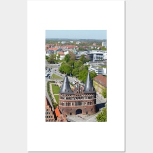 Holsten Gate, Luebeck, Schleswig-Holstein, Germany, Europe Posters and Art